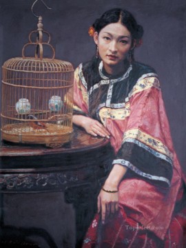 zg053cD177 Chinese painter Chen Yifei Oil Paintings